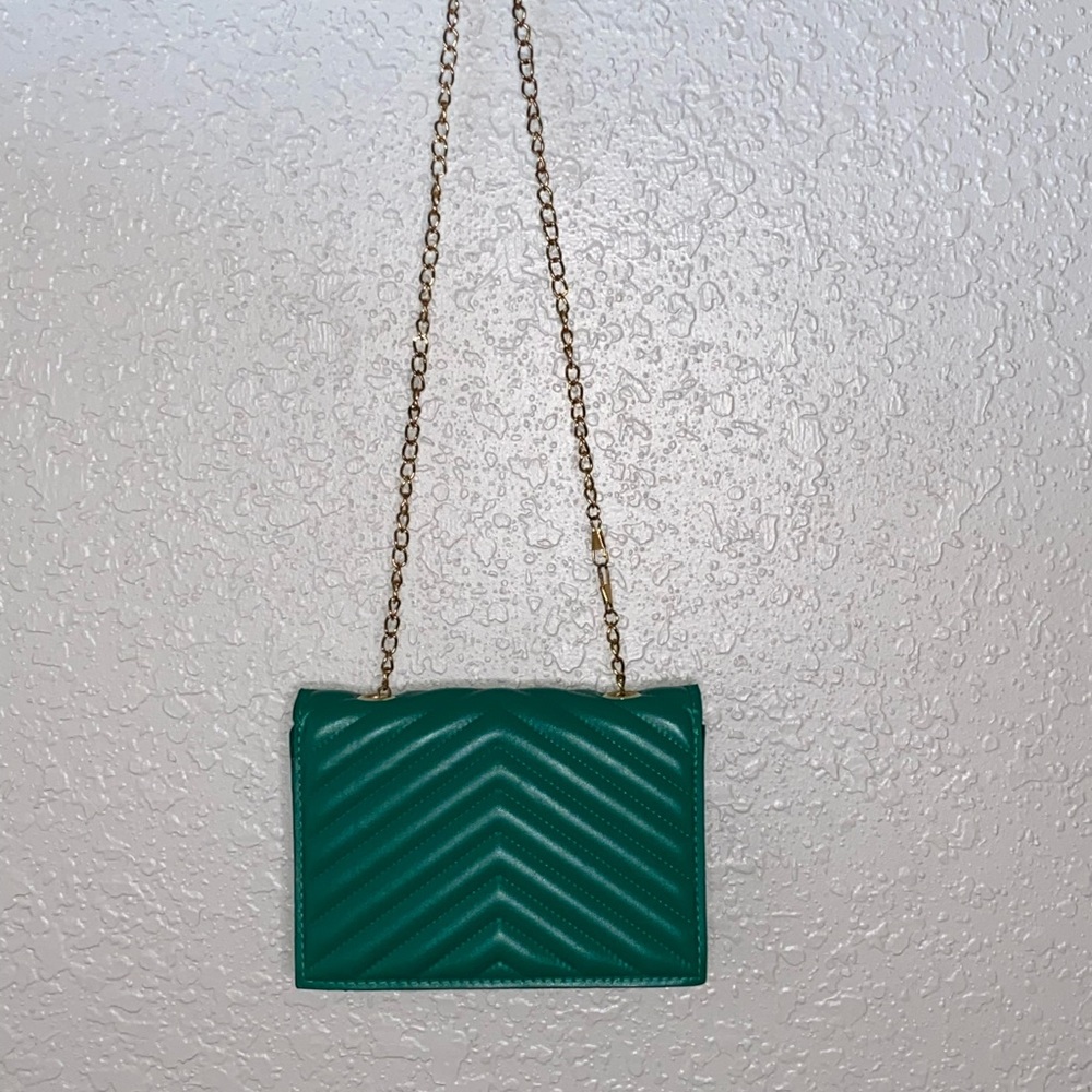 Green handbag